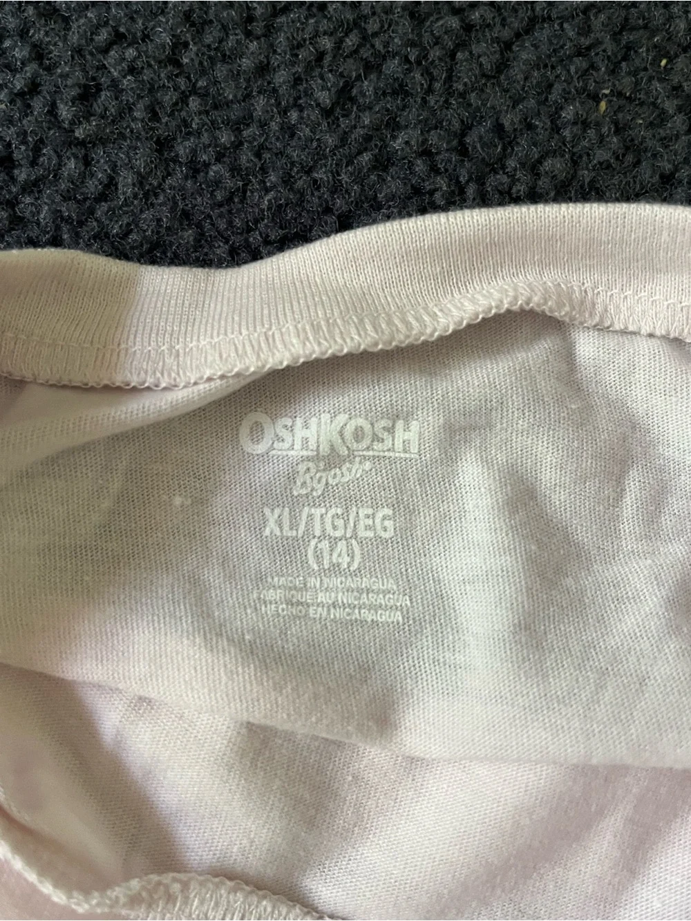 OshKosh B'gosh Tee with Mauve Unicorn Graphic